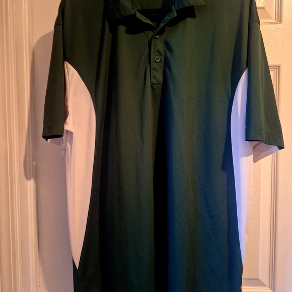 Sport-Tek Mens Sport-Wick Moisture Wicking Short Sleeve Polo Shirt -Forest Green - Picture 1 of 3